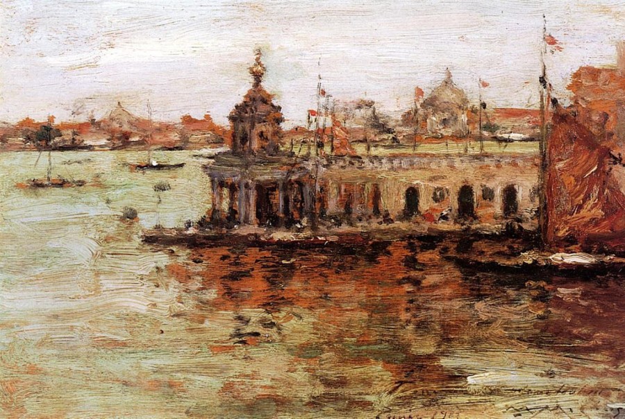 William Merritt Chase | Master apollon Venedig – Blick auf das Marinearsenal – William Merritt Chase