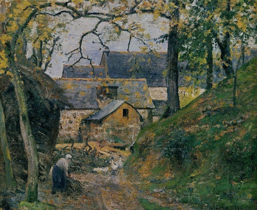 Camille Pissarro | Master apollon Bauernhof in Montfoucault - Camille Pissarro