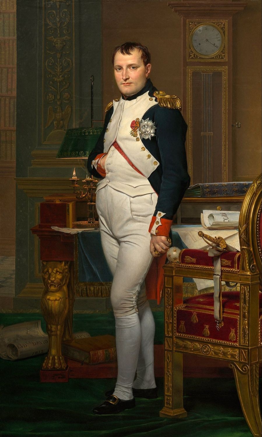 Jacques-Louis David | Master apollon Kaiser Napoleon in seinem Büro in den Tuilerien - Jacques-Louis David