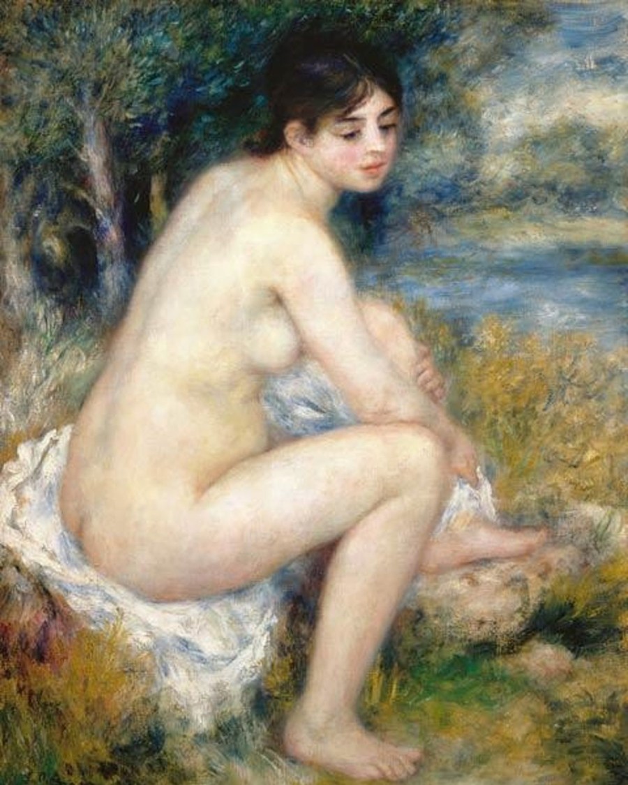 Pierre-Auguste Renoir | Master apollon Bäder, er trocknet seinen Fuß – Pierre-Auguste Renoir