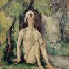 Paul Cézanne | Master apollon Badegast sitzt am Wasser – Paul Cezanne