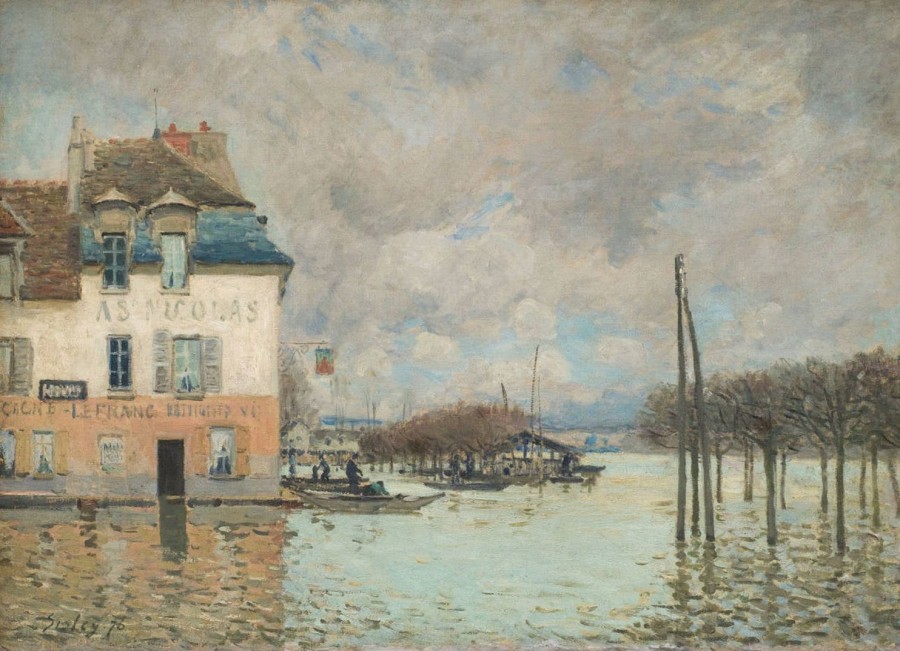 Alfred Sisley | Master apollon Die Flut in Port-Marly – Alfred Sisley