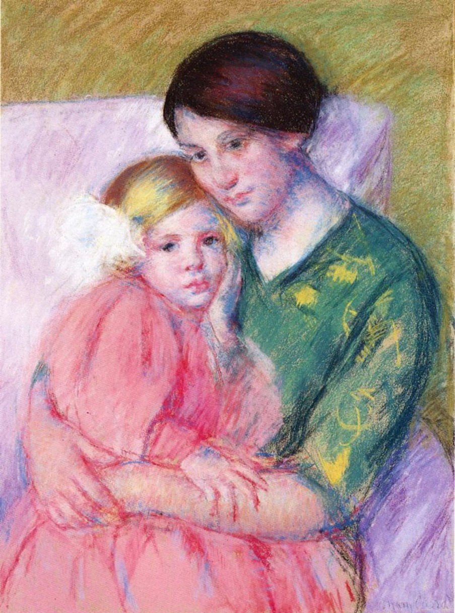 Mary Cassatt | Master apollon Mutter und Kind lesen – Mary Cassatt