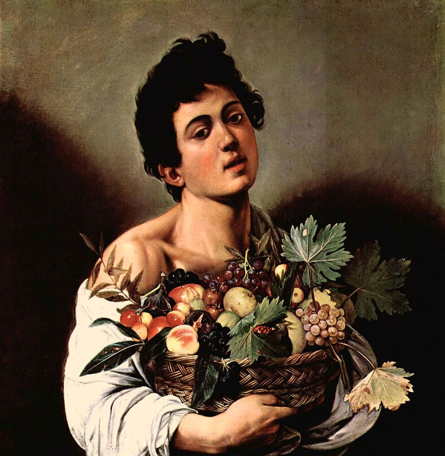 Caravaggio | Master apollon Junge mit einem Obstkorb - Caravaggio