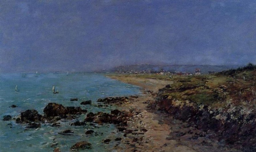 Eugene Boudin | Master apollon Douarnenez, Das Ufer und die Bucht – Eugene Boudin