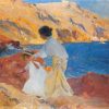 Joaquin Sorolla | Master apollon Clotilde und Elena auf den Felsen, Javea – Sorolla