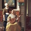 Johannes Vermeer | Master apollon Das Detail des Liebesbriefes (Vermeer) - Johannes Vermeer