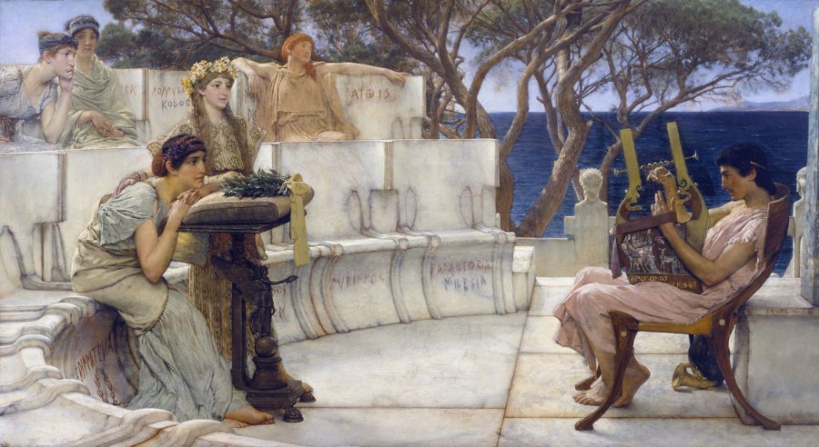 Lawrence Alma&Tadema | Master apollon Sappho und Alcaeus – Lawrence Alma-Tadema