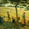 Camille Pissarro | Master apollon Apfelpflücken in Eragny-Sur-Epte - Camille Pissarro