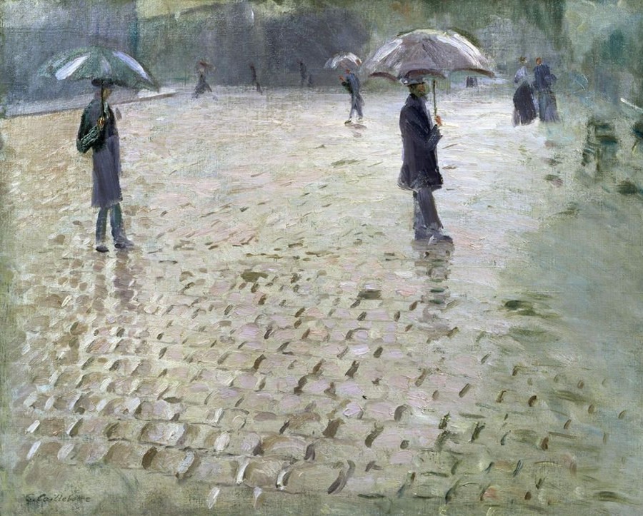 Gustave Caillebotte | Master apollon Pariser Straße, regnerischer Tag - Caillebotte