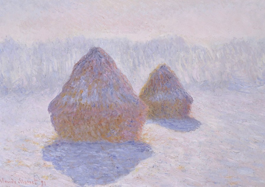 Claude Monet | Master apollon Mühlsteine, Wintereffekt - Claude Monet