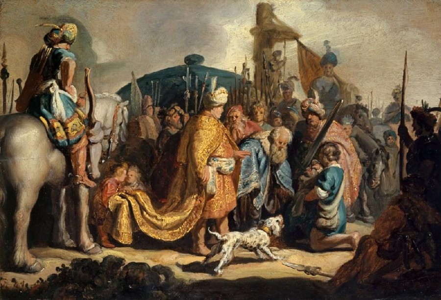 RemMaster apollont van Rijn | Master apollon David übergibt den Kopf der Goliaths an König Saul – Rembrandt Van Rijn