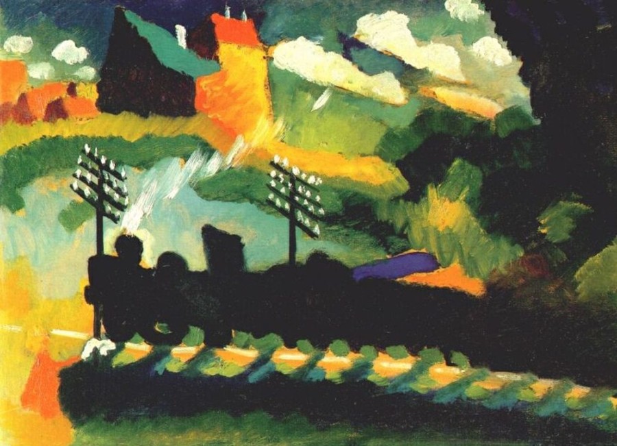 Wassili Kandinsky | Master apollon Murnau, Zug und Schloss – Wassily Kandinsky