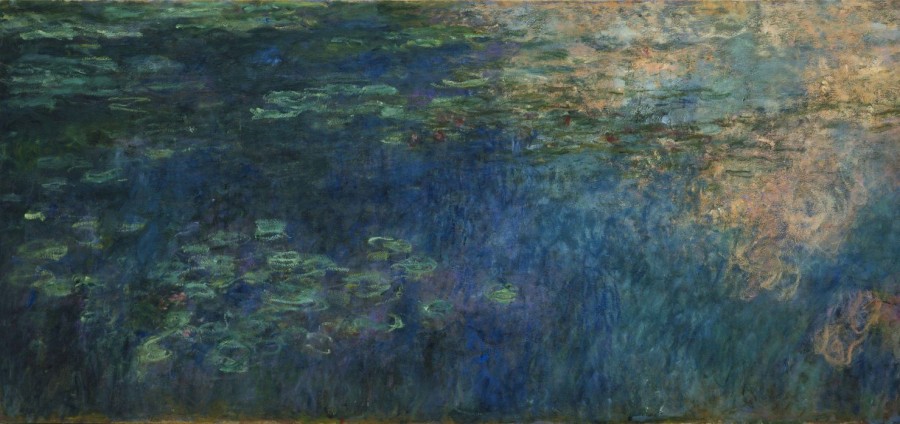 Claude Monet | Master apollon Reflexionen von Wolken am Seerosenteich - Claude Monet