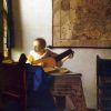 Johannes Vermeer | Master apollon Die Frau mit der Laute – Johannes Vermeer