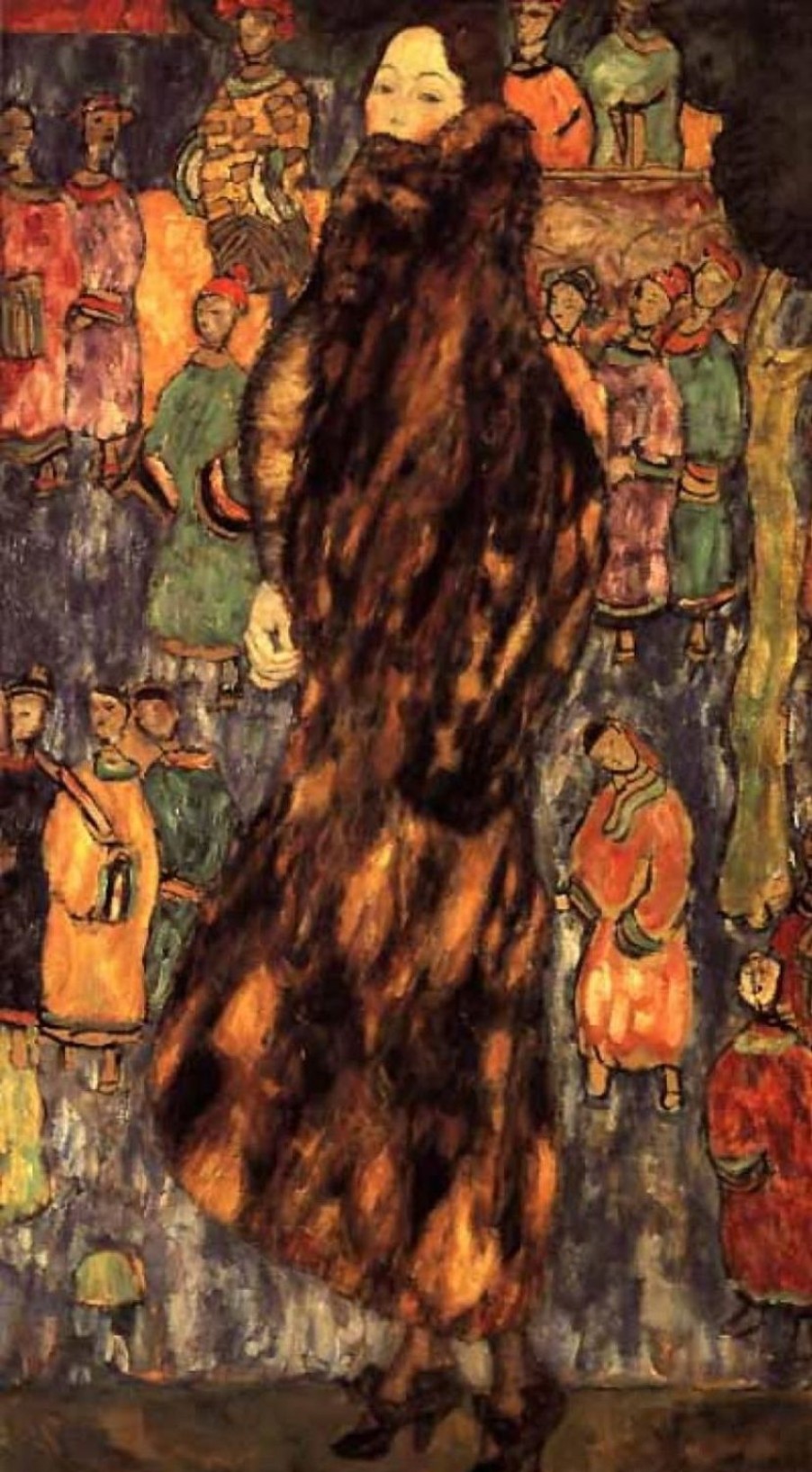 Gustav Klimt | Master apollon Der Pelz der Putois (Unvollendet) - Gustav Klimt