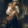 William Bouguereau | Master apollon Junge Mutter schaut ihr Kind an – William Bouguereau