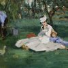 Edouard Manet | Master apollon Die Familie Monet in ihrem Argenteuil-Garten - Edouard Manet