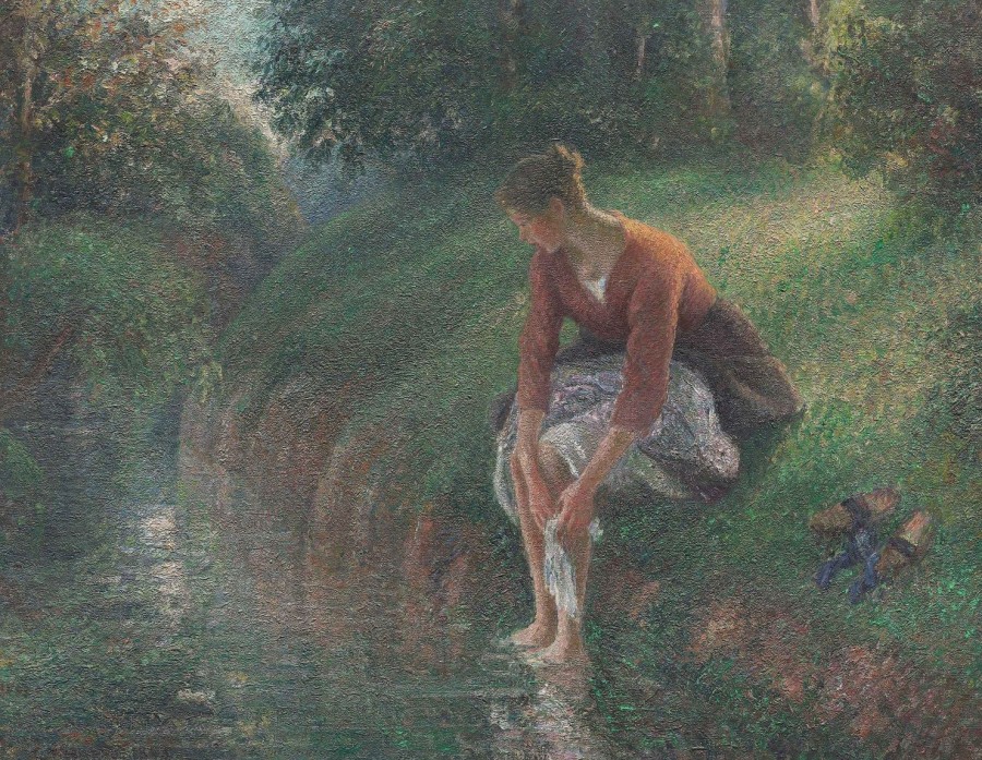 Camille Pissarro | Master apollon Das Fußbad – Camille Pissarro