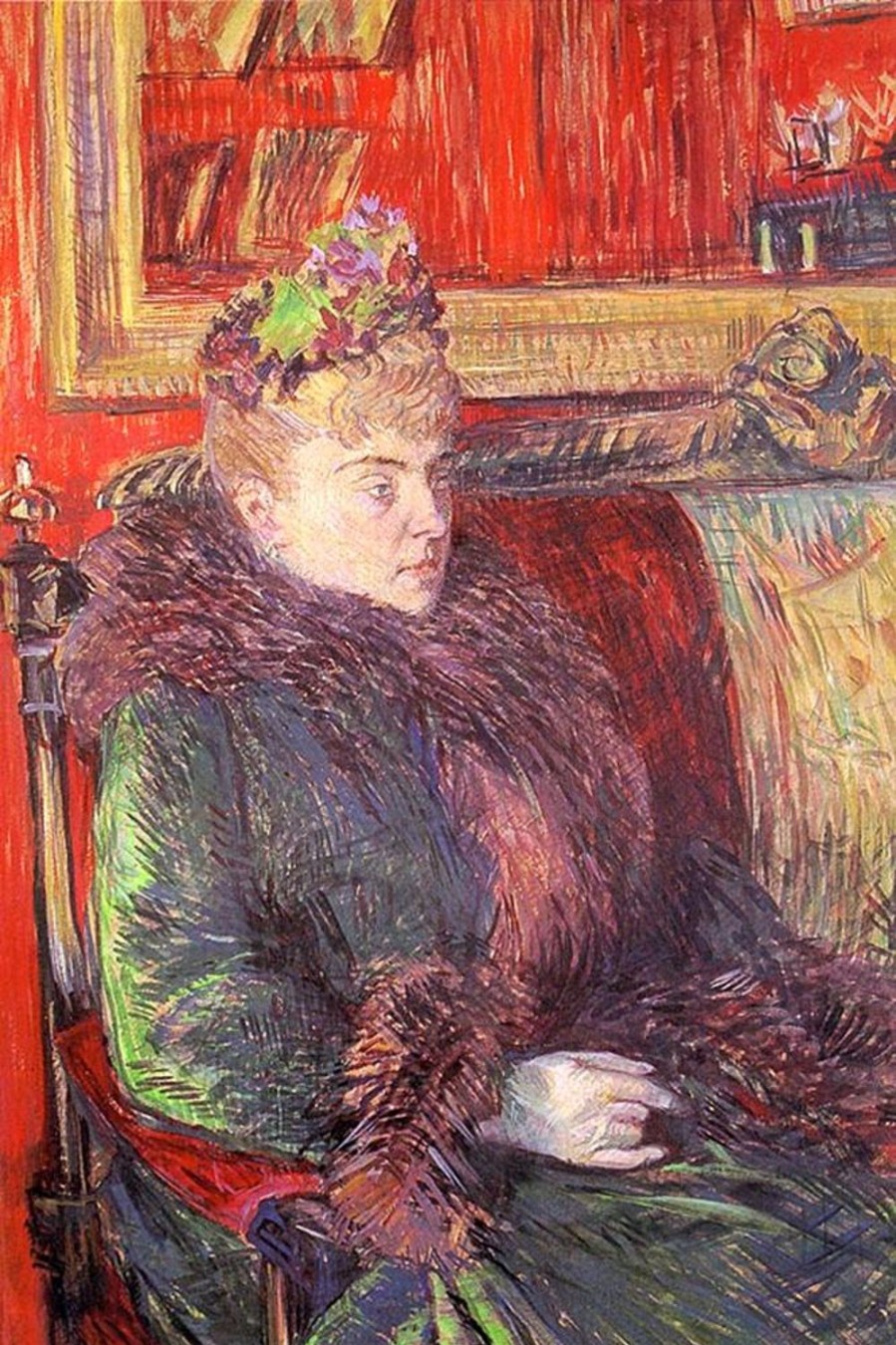 Henri aus Toulouse-Lautrec | Master apollon Madame De Gortzikoff – Toulouse Lautrec