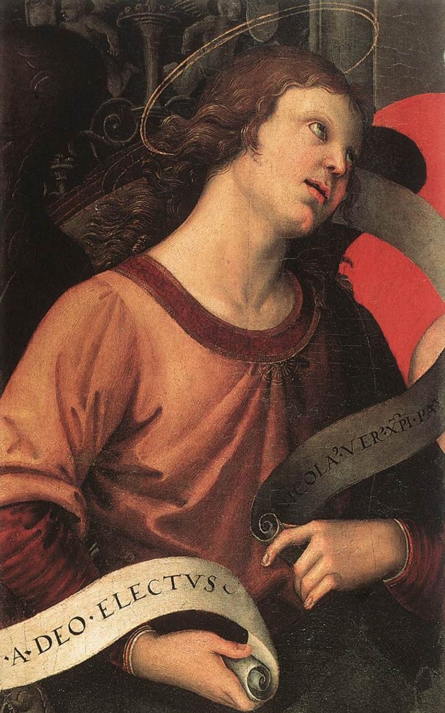 Raphael | Master apollon Engel aus dem Polyptychon des Heiligen Nikolaus von Tolentino - Raphael (Maler)