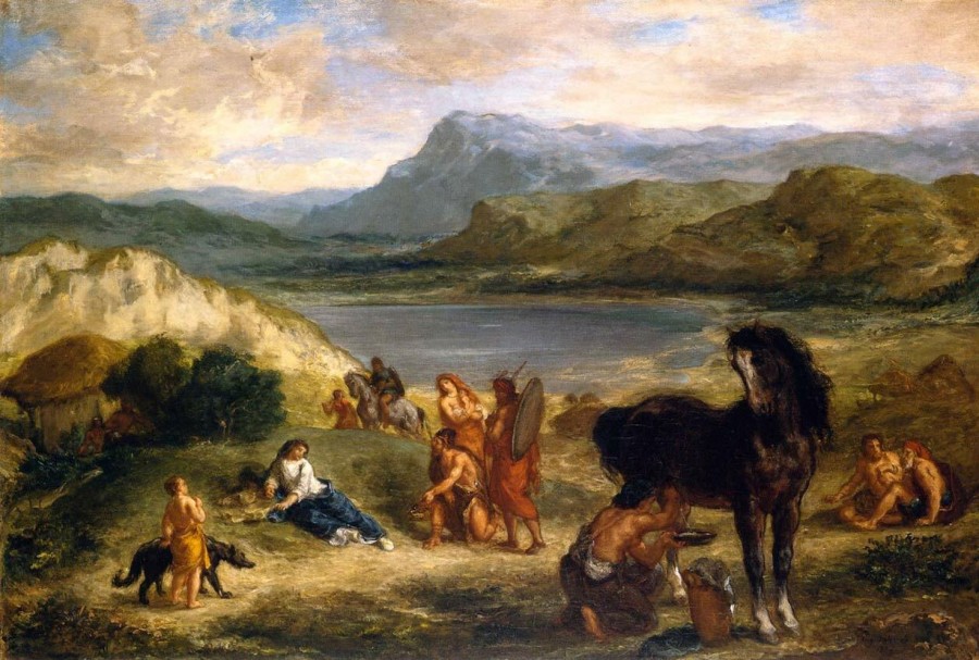 Eugene Delacroix | Master apollon Ovid mit Skythen – Eugene Delacroix