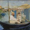 Edouard Manet | Master apollon Claude Monet malt in seinem Atelier - Edouard Manet