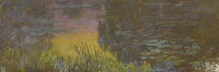 Claude Monet | Master apollon Seerosen, untergehende Sonne - Claude Monet