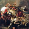 Eugene Delacroix | Master apollon Der Kampf zwischen Giaur und Pascha – Eugene Delacroix