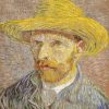 Vincent van Gogh | Master apollon Selbstporträt mit Strohhut aus dem Jahr 1887 – Van Gogh