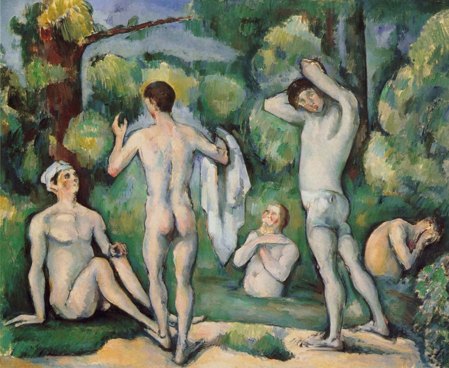 Paul Cézanne | Master apollon Fünf Bäder – Paul Cezanne