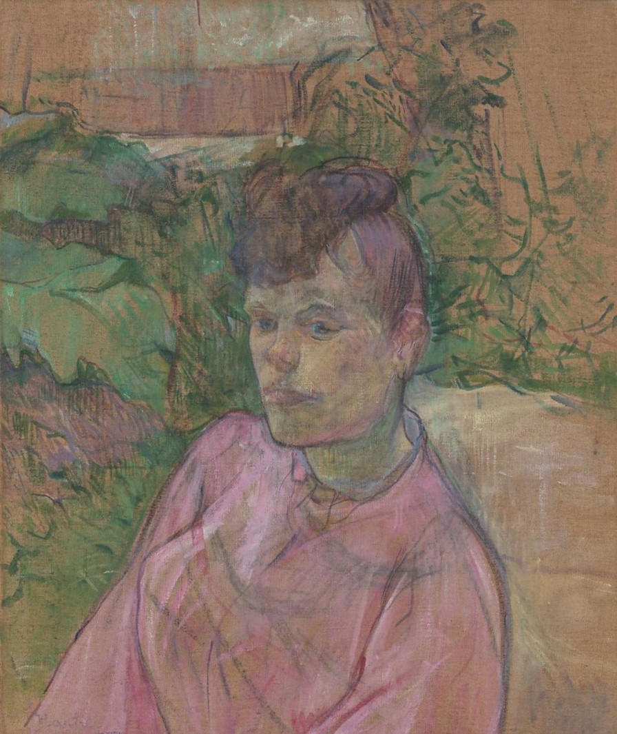 Henri aus Toulouse-Lautrec | Master apollon Frau im Garten von Monsieur Forest - Toulouse Lautrec