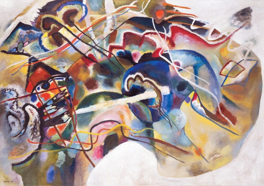 Wassili Kandinsky | Master apollon Gemälde mit weißem Rand – Wassily Kandinsky