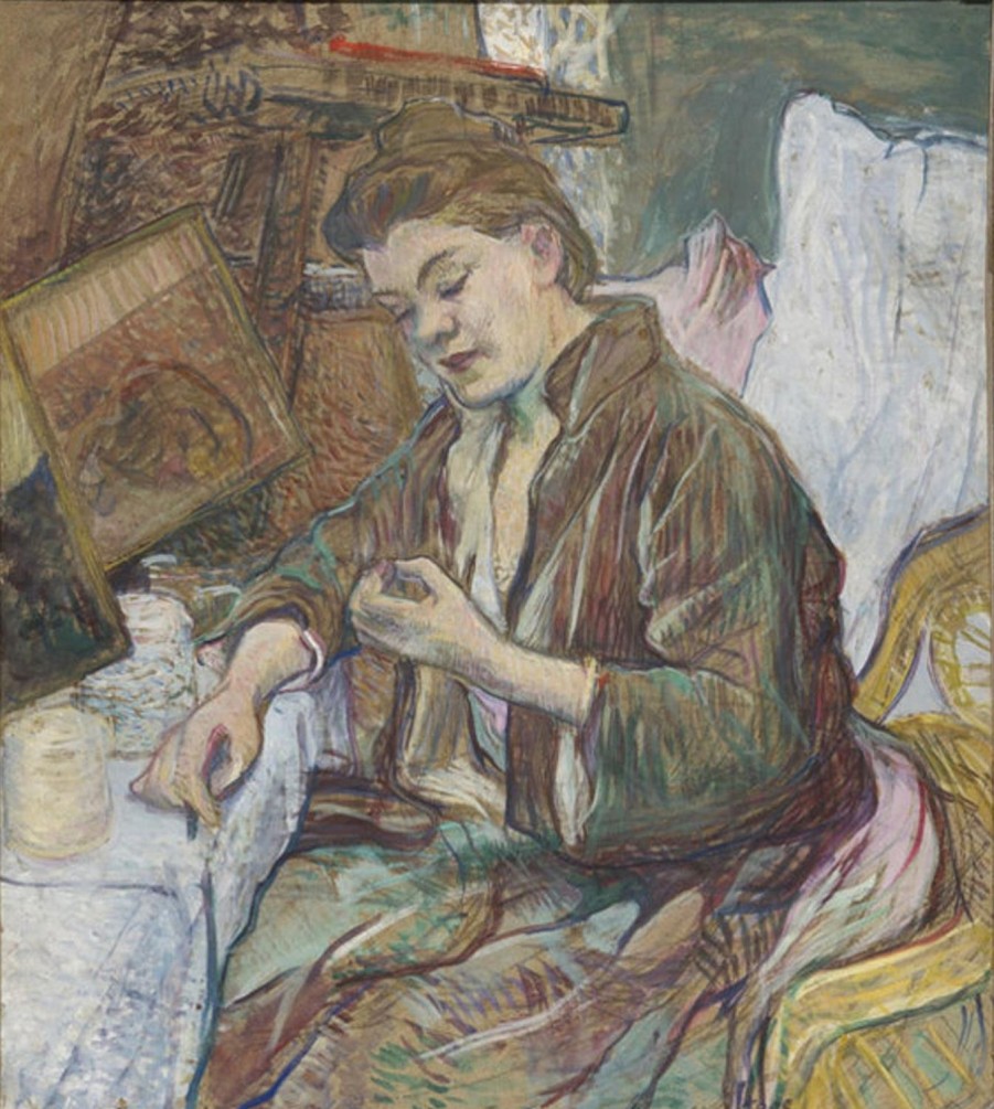 Henri aus Toulouse-Lautrec | Master apollon Madame Favre hat ihre Toilette - Toulouse Lautrec