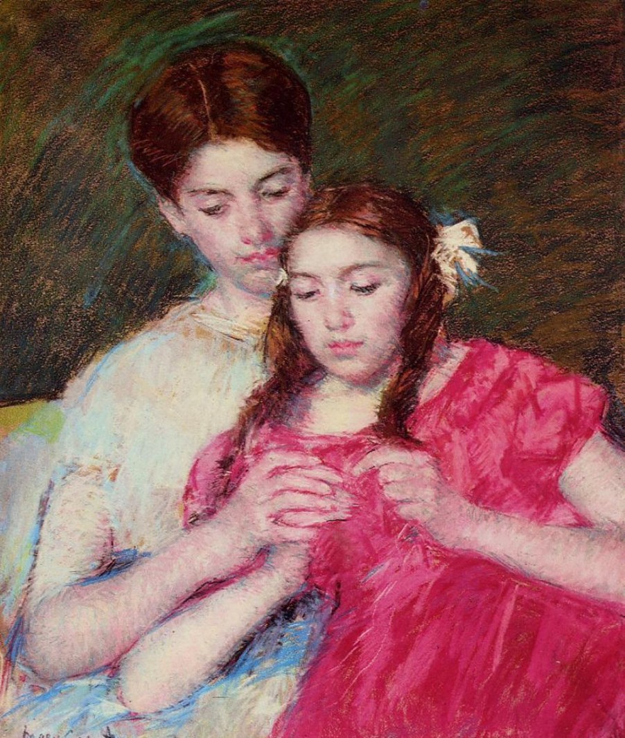 Mary Cassatt | Master apollon Die Häkelstunde – Mary Cassatt