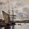 Eugene Boudin | Master apollon Deauville, Le Port – Eugene Boudin