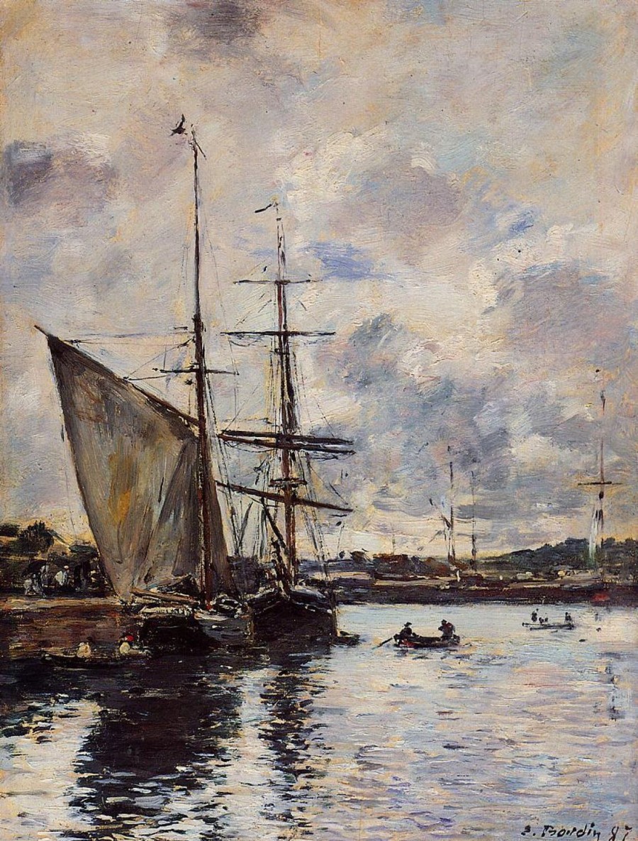 Eugene Boudin | Master apollon Deauville, Le Port – Eugene Boudin