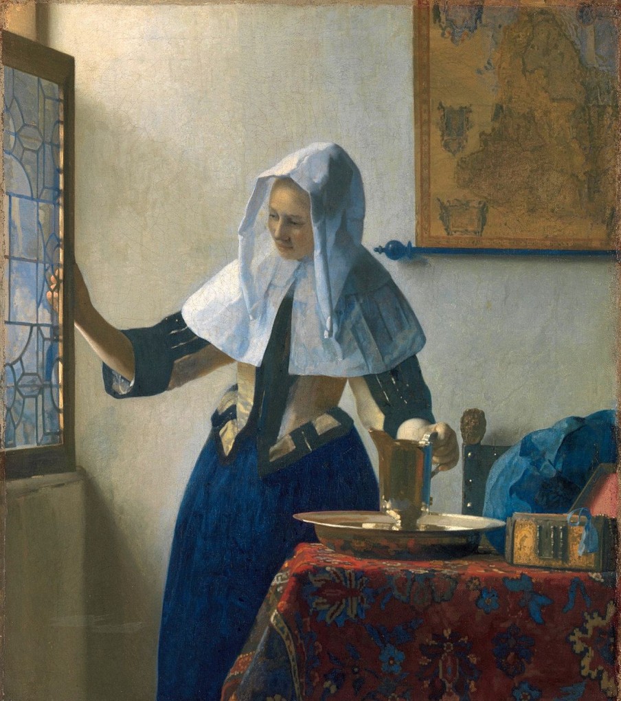 Johannes Vermeer | Master apollon Junge Frau am Ewer - Johannes Vermeer