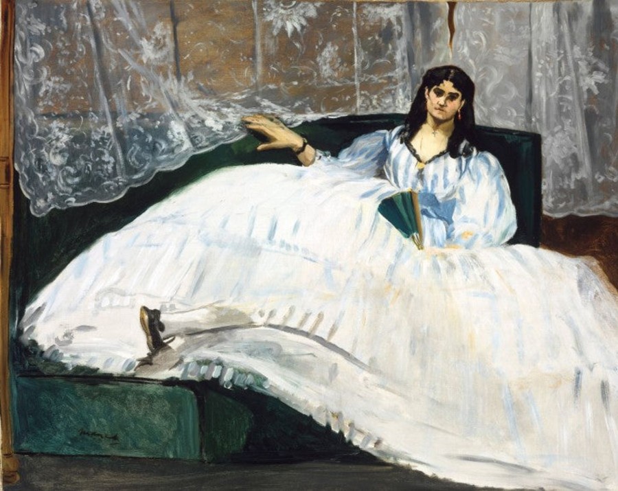 Edouard Manet | Master apollon Frau mit Fächer - Edouard Manet