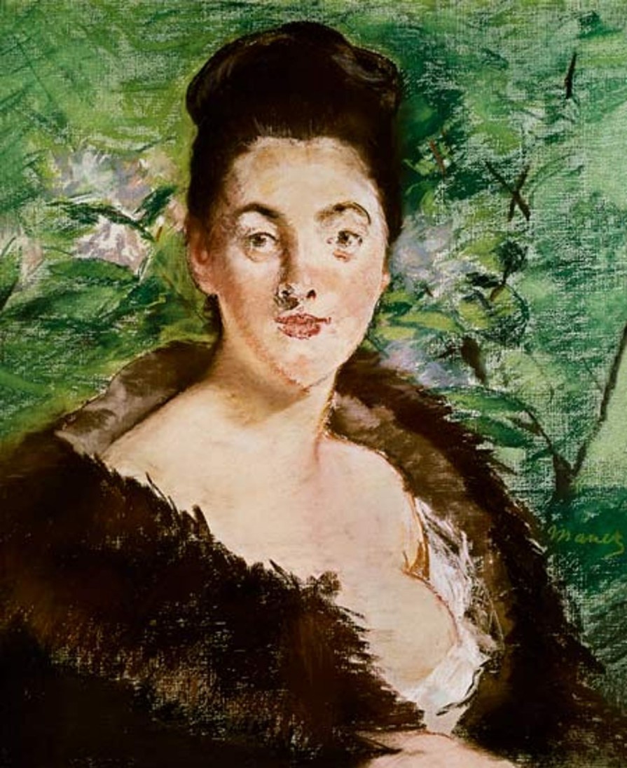 Edouard Manet | Master apollon Frau im Pelzmantel - Edouard Manet