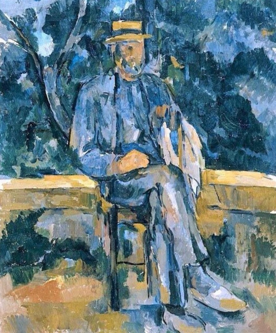 Paul Cézanne | Master apollon Sitzender Mann - Paul Cezanne