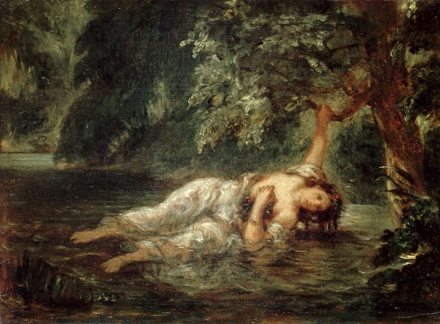 Eugène Delacroix | Master apollon Der Tod von Ophelie 1844 – Eugene Delacroix