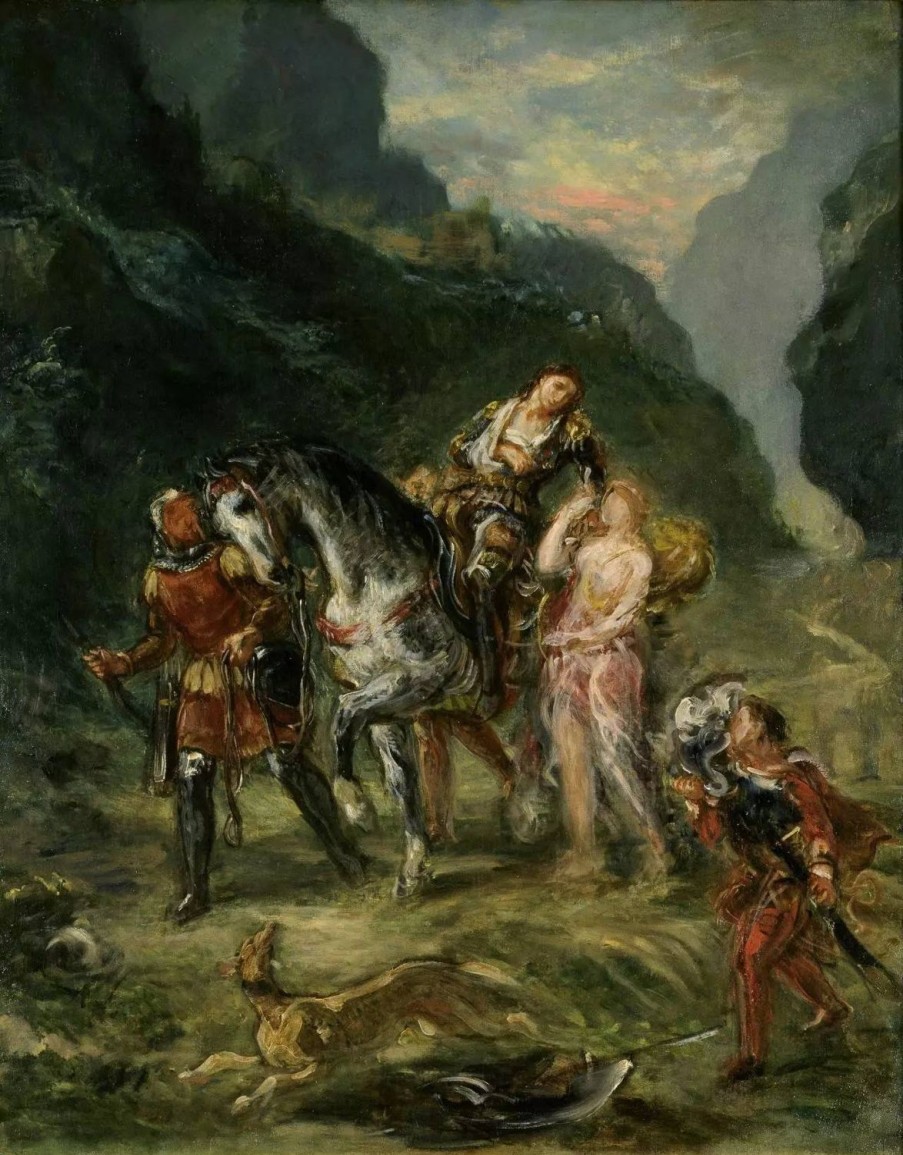 Eugene Delacroix | Master apollon Angelica und der verwundete Medoro – Eugene Delacroix