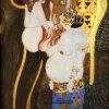 Gustav Klimt | Master apollon Beethovenfries Die feindlichen Mächte Detail der fernen Wand - Gustav Klimt