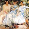 Joaquin Sorolla | Master apollon Meine Frau und meine Töchter im Garten – Sorolla