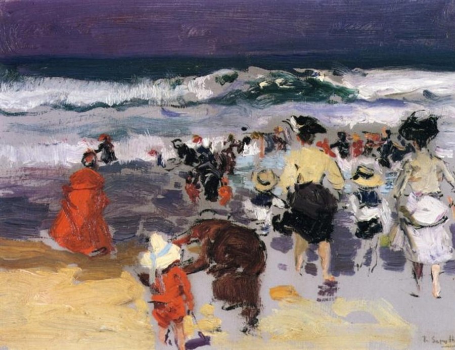 Joaquin Sorolla | Master apollon Strand von Biarritz - Sorolla