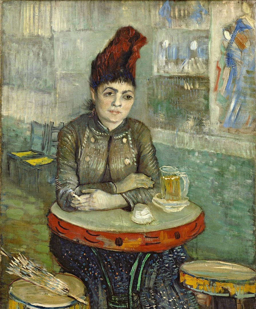 Vincent van Gogh | Master apollon Agostina Segatori sitzt im Café Du Tambourin – Van Gogh