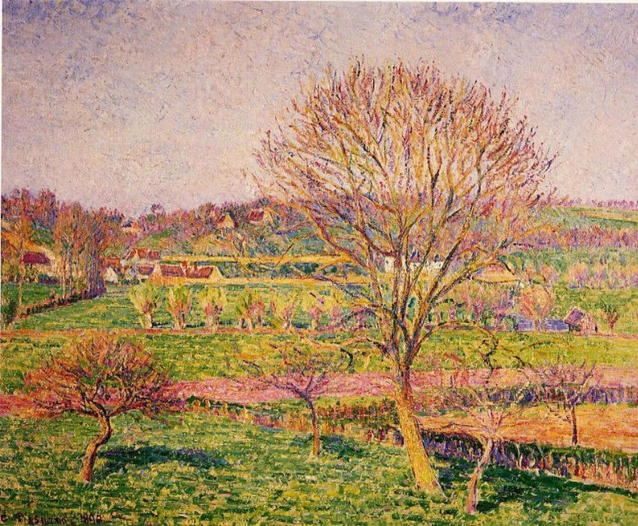 Camille Pissarro | Master apollon Große Walnuss in Eragny – Camille Pissarro