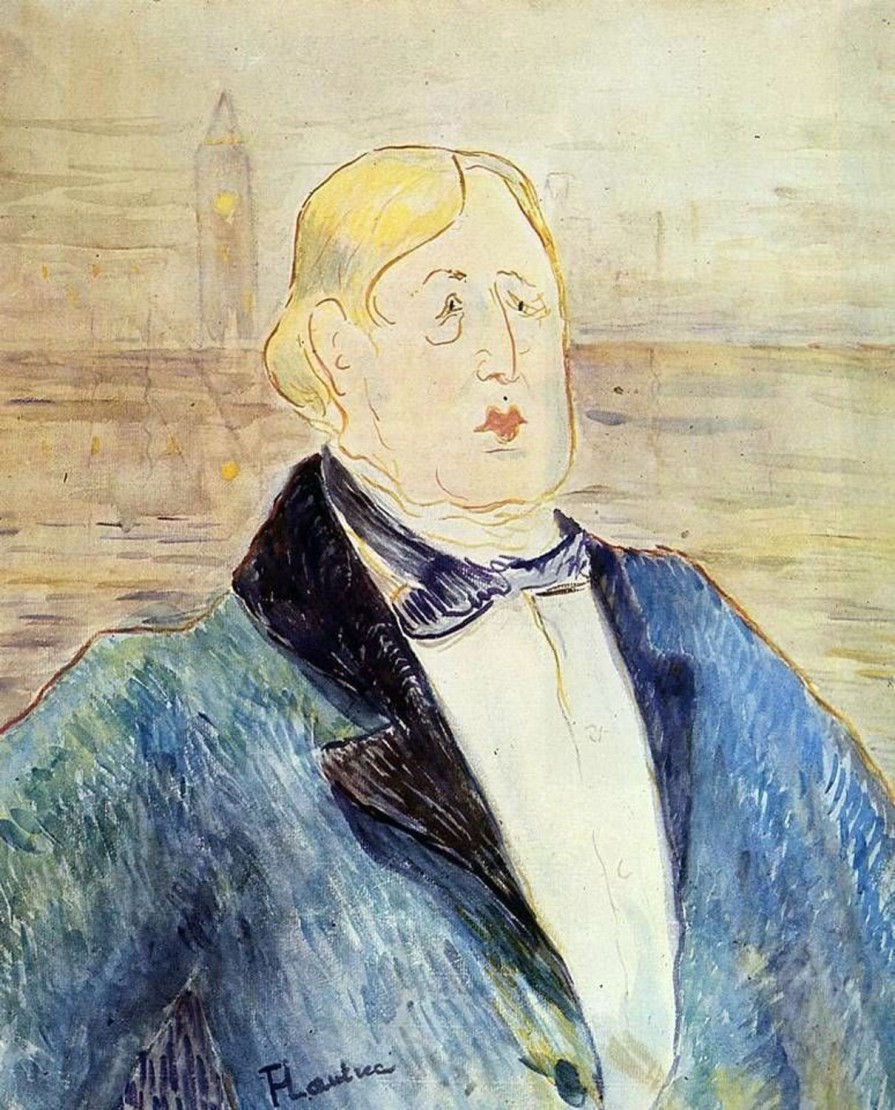 Henri aus Toulouse-Lautrec | Master apollon Porträt von Oscar Wilde - Toulouse Lautrec