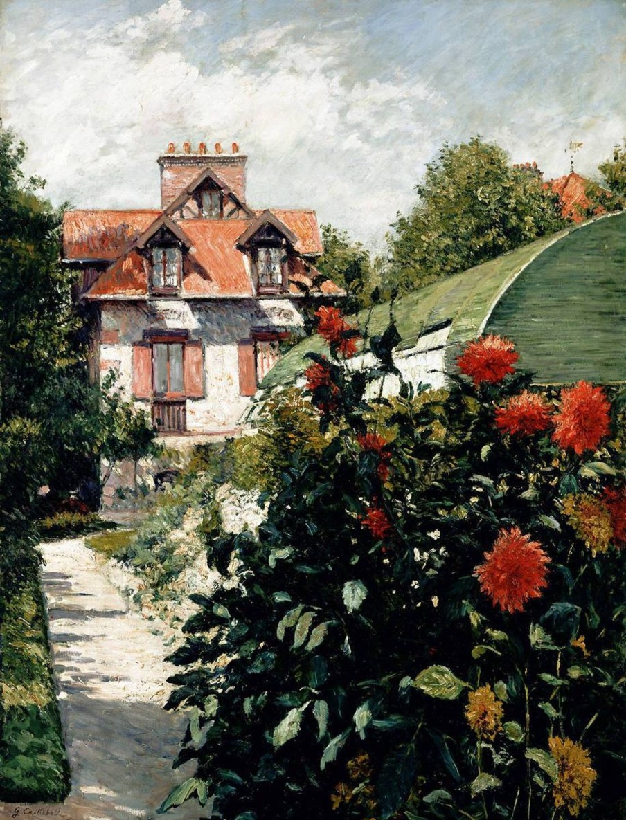 Gustave Caillebotte | Master apollon Dahlien, Jardin du Petit Gennevilliers, 1893 – Caillebotte